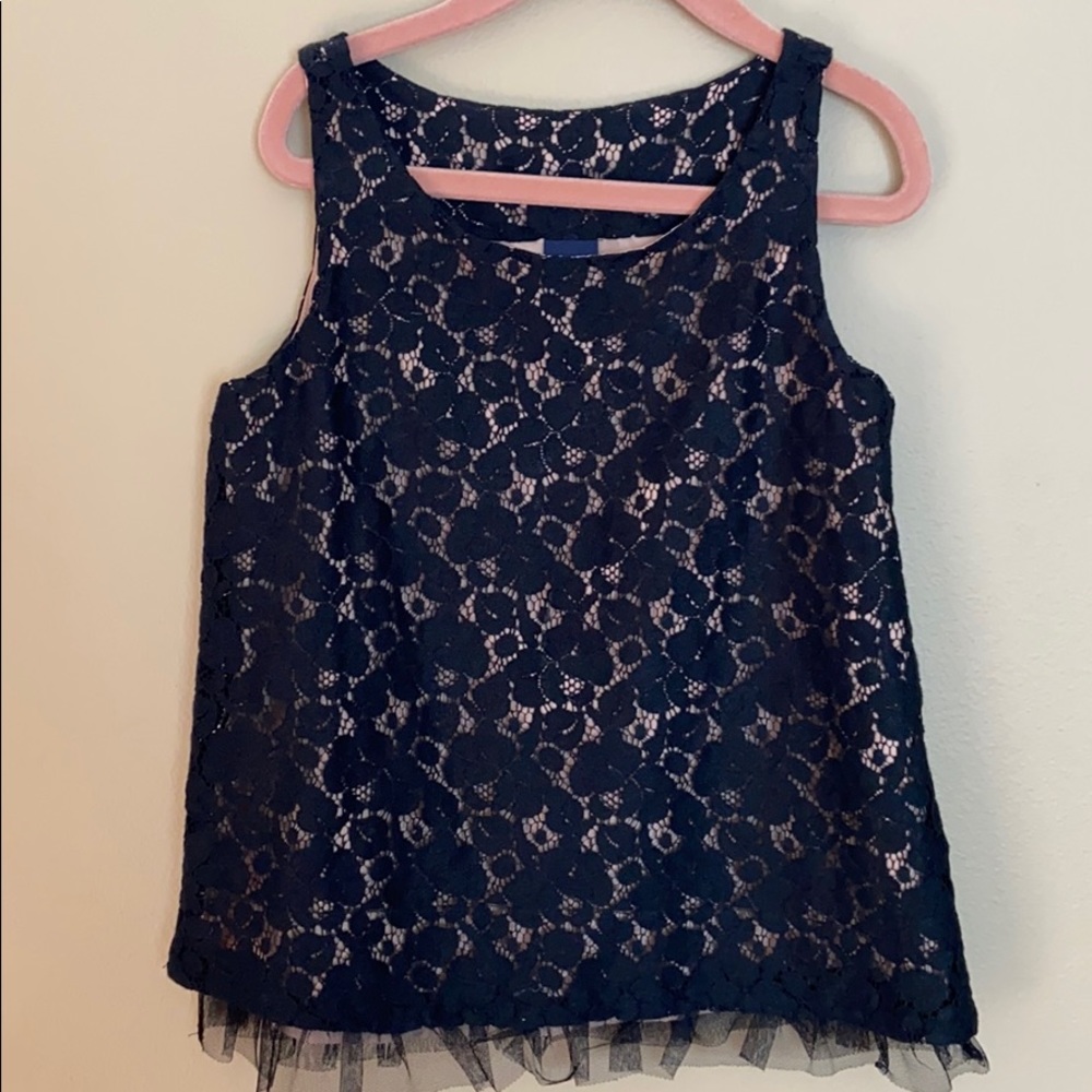 Gap black/brown top